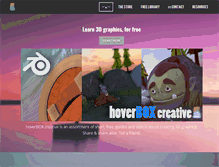 Tablet Screenshot of hoverboxcreative.com
